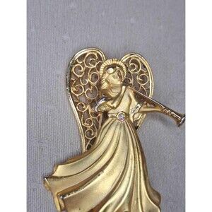 Vintage Guardian Angel Brooch, JJ [Jonette Jewelry], 1990s